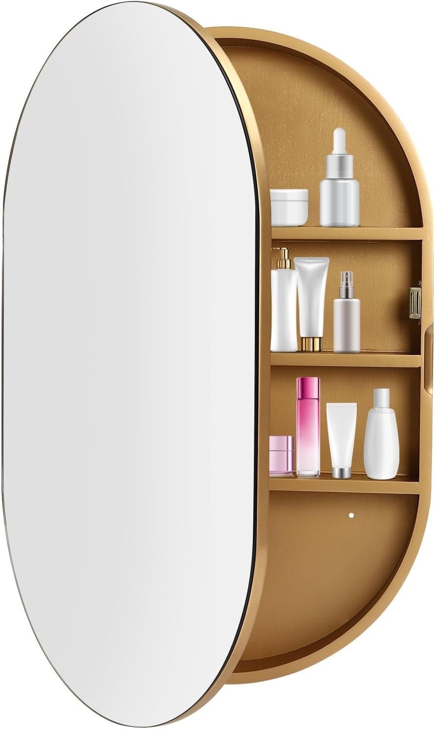 Oval Medicine Cabinet Mirrornull