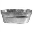 thumbnail image 1 of Oval Wash Tub - Galvanized, 2 Gallon, 1 of 1