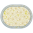 thumbnail image 1 of Oval Waterproof Tablecloth Blue Daisy Reusable Indoor/Outdoor Durable Table Cover 54 Inch X 72 Inch, 1 of 1