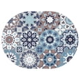 thumbnail image 1 of Oval Waterproof Tablecloth Bohemia Reusable Indoor/Outdoor Durable Table Cover 54 Inch X 72 Inch, 1 of 1