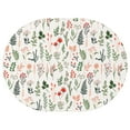 thumbnail image 1 of Oval Waterproof Tablecloth Fresh Garden Reusable Indoor/Outdoor Durable Table Cover 54 Inch X 72 Inch, 1 of 1