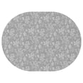 thumbnail image 1 of Oval Waterproof Tablecloth Grey Reusable Indoor/Outdoor Durable Table Cover 54 Inch X 72 Inch, 1 of 1