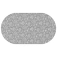 thumbnail image 1 of Oval Waterproof Tablecloth Grey Reusable Indoor/Outdoor Durable Table Cover 60 Inch X 102 Inch, 1 of 1