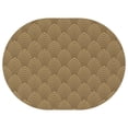 thumbnail image 1 of Oval Waterproof Tablecloth Mocha Brown Reusable Indoor/Outdoor Durable Table Cover 54 Inch X 72 Inch, 1 of 1