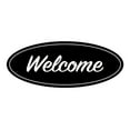 thumbnail image 1 of Oval Welcome Sign (Black) - Large 3.6x9", 1 of 1