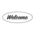 thumbnail image 1 of Oval Welcome Sign (White) - Large 3.6x9", 1 of 1
