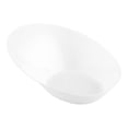 thumbnail image 1 of Oval White Plastic Ellipse Dish - 4" x 3" x 1 1/4" - 100 count box, 1 of 2