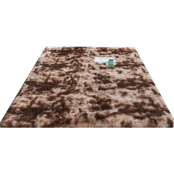 Oval fluffy ultra soft bedroom carpet Plush plush carpet