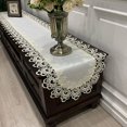 thumbnail image 1 of Oval lace Table Runner Table Runners with Macrame Embroidery for Bridal Shower Wedding Party Decorations Long Dinner Tables Tablecloth, 1 of 2