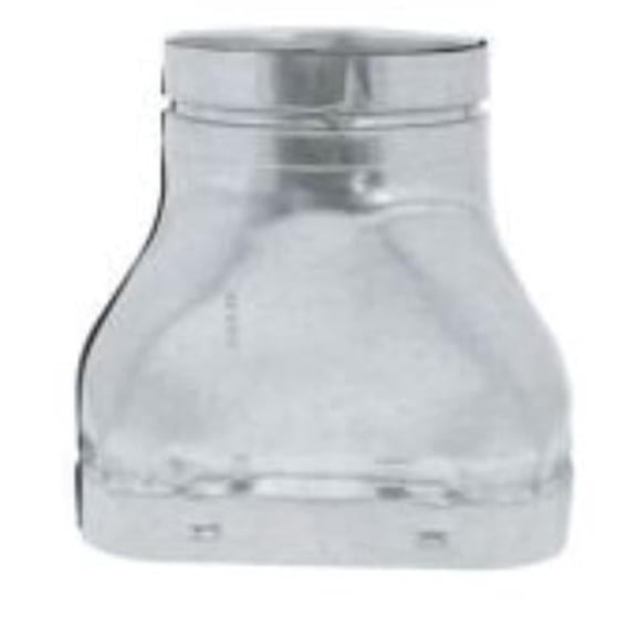Oval to Round B-Vent Adapter - 4 in. - High-Quality Conversion Tool