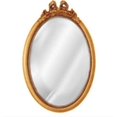 thumbnail image 1 of Oval with Bow Mirror - Antique Gold, 1 of 1