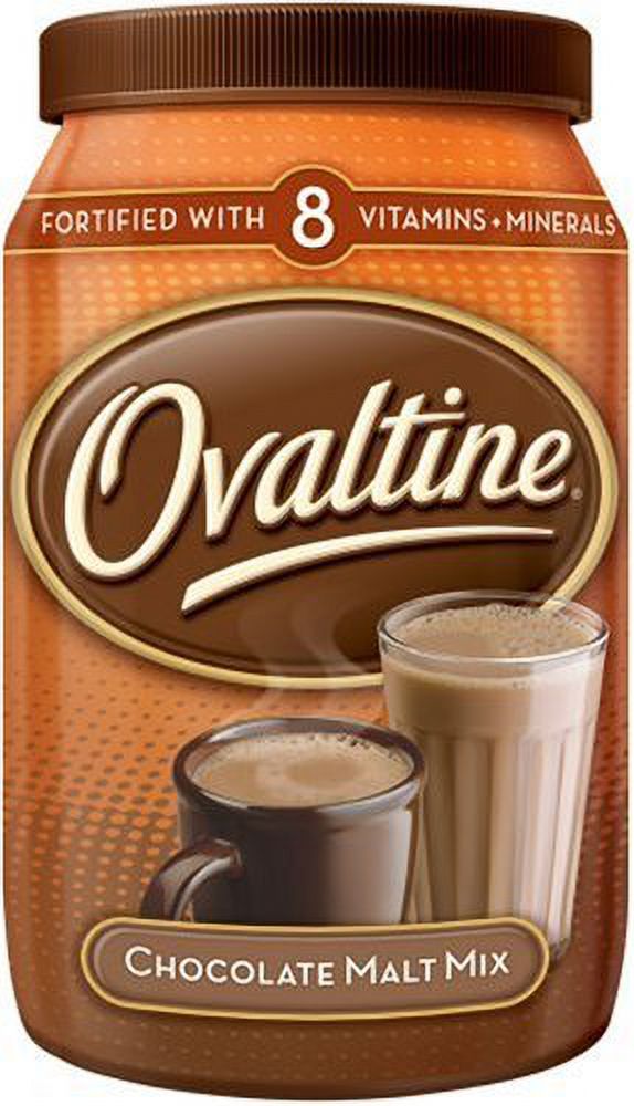 Ovaltine Chocolate Malt Drink Mix, 12Ounce Container (Pack Of 4)