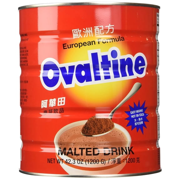 Ovaltine Malt Beverage Mix 1200g Chocolate Malt Drink Powder, Rich in Vitamins & Minerals, Easy-to-Mix Energy Drink for Kids & Adults