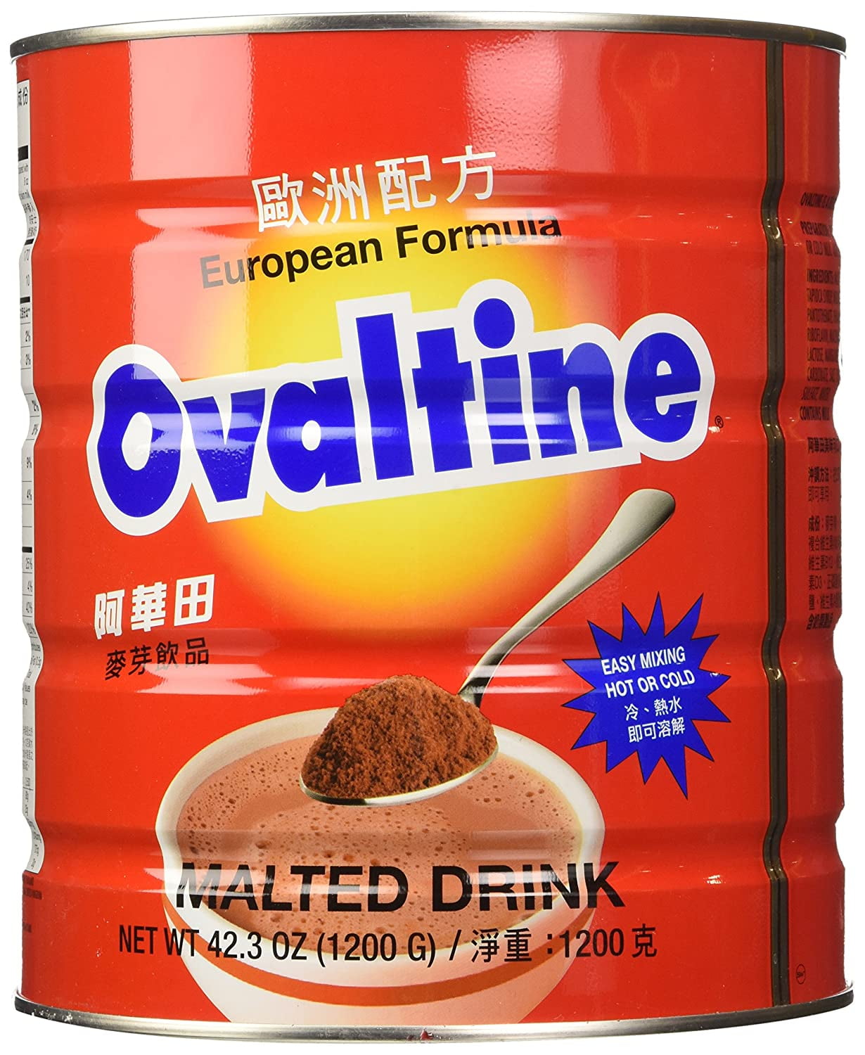 Ovaltine Malted Drink European Formula 1200g Easy Mixing Hot Or Cold ...