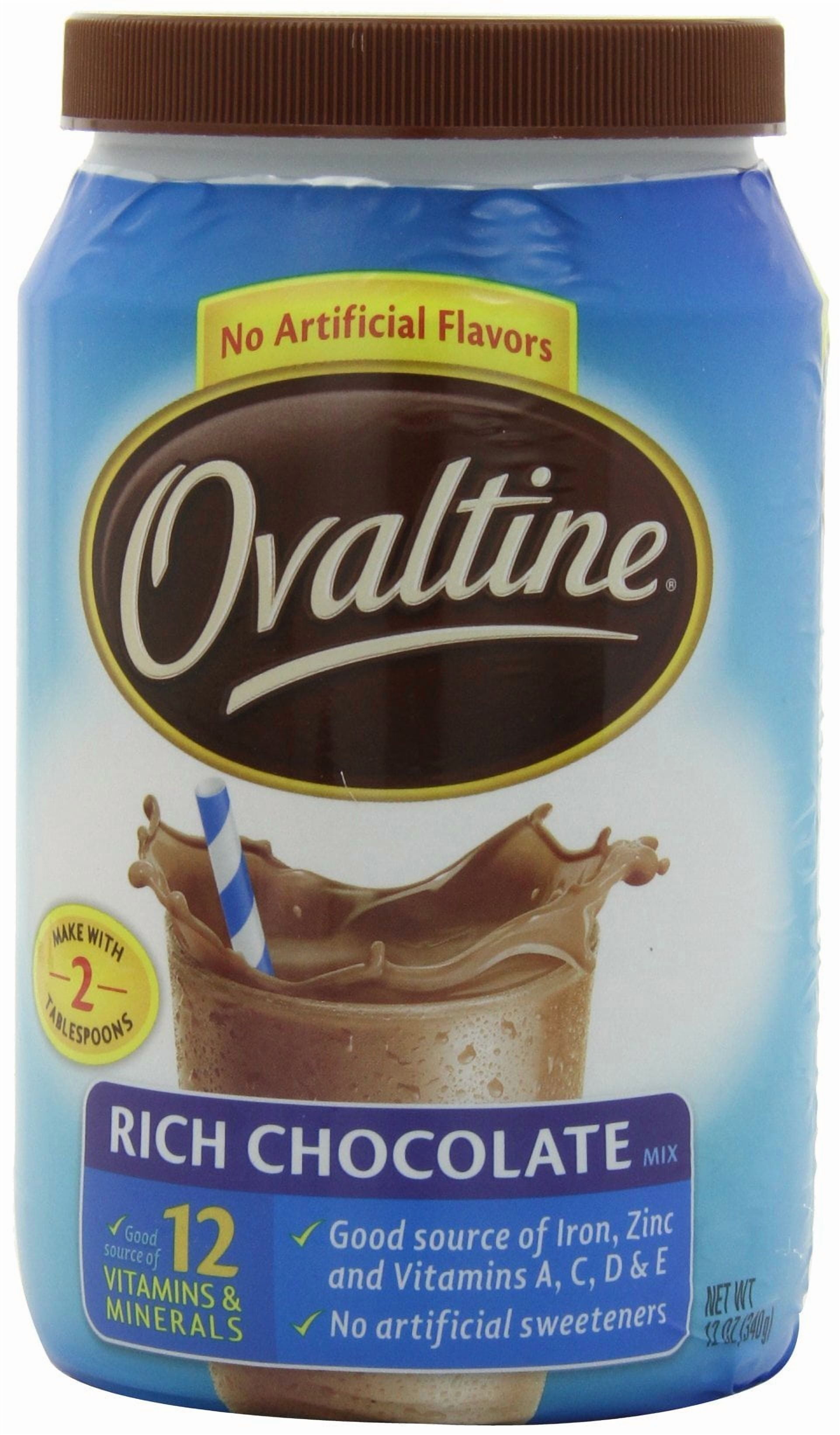 Ovaltine Rich Chocolate - 12 oz - 6 pk NEW