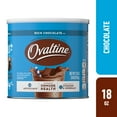 thumbnail image 1 of Ovaltine Rich Chocolate Powdered Stir In Drink Mix for Hot and Cold Milk, 18 oz, 46 Servings, 1 of 7