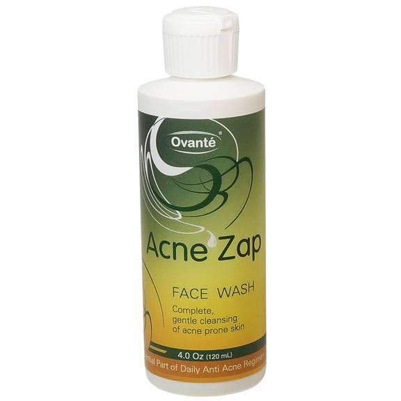 Ovante Facial Wash Acne Zap for Cleansing of Acne Prone Skin - 4.0 oz