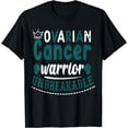 thumbnail image 1 of Ovarian Cancer Warrior Unbreakable T-Shirt, 1 of 3
