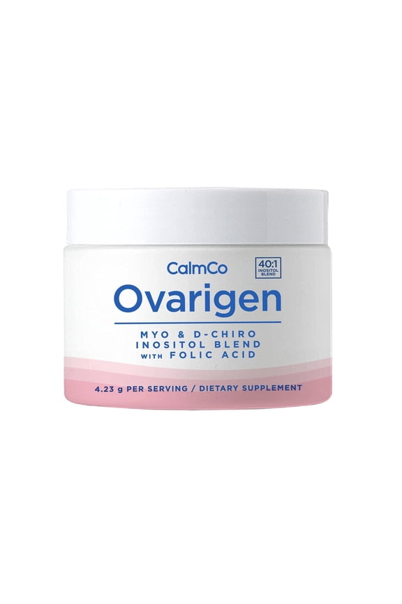 Ovarigen, Myo & D-Chiro Inositol Blend Powder, 40:1 Ratio with Folic Acid, May Help Manage PCOS Symptoms*, Support Hormone Balance and Skin, Natural Conception Aid, 30 Day Supply