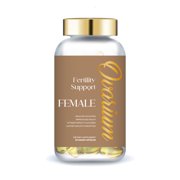 Ovarium Female Fertility Support Supplement - Vegan Multivitamin w/Black Tea Extract, DHA, Omega-3, Chasteberry, & Folate - Supports Healthy Conception & Improves Egg Health (60 Capsules)