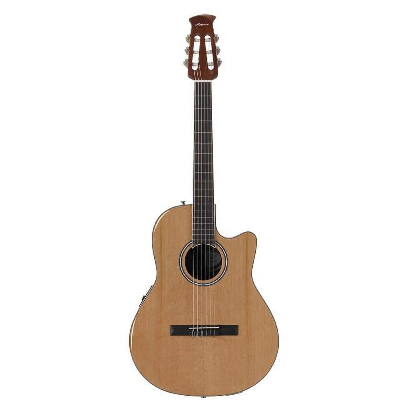 【30％OFF】 Ovation Applause Balladeer Plus Electronic Wooden Cedar Mid ギター