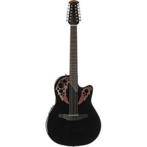 Ovation Celebrity Elite, 12-String Acoustic Electric Guitar, Black