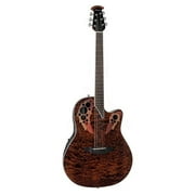 Ovation Celebrity Elite Shallow, Acoustic Electric Guitar Dark Tiger Eye