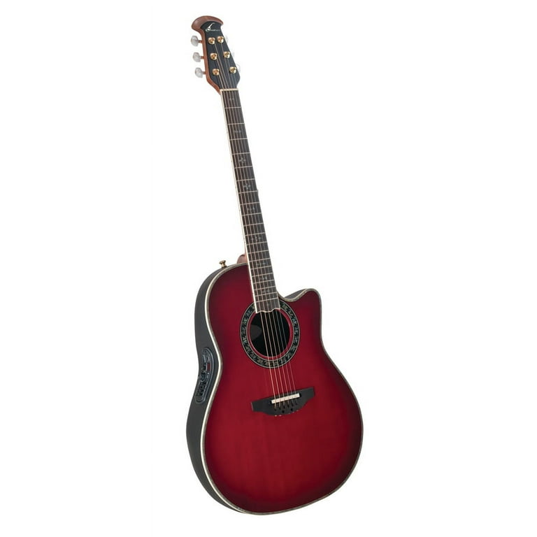 Ovation Custom Legend C2079 AX Deep Contour Acoustic Electric Guitar Cherryburst