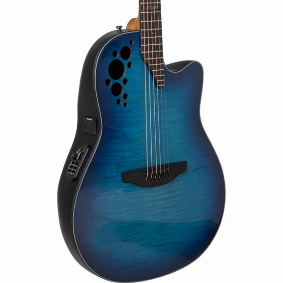Ovation Celebrity Elite Plus 2024 Limited Edition Acoustic-Electric Guitar Blue