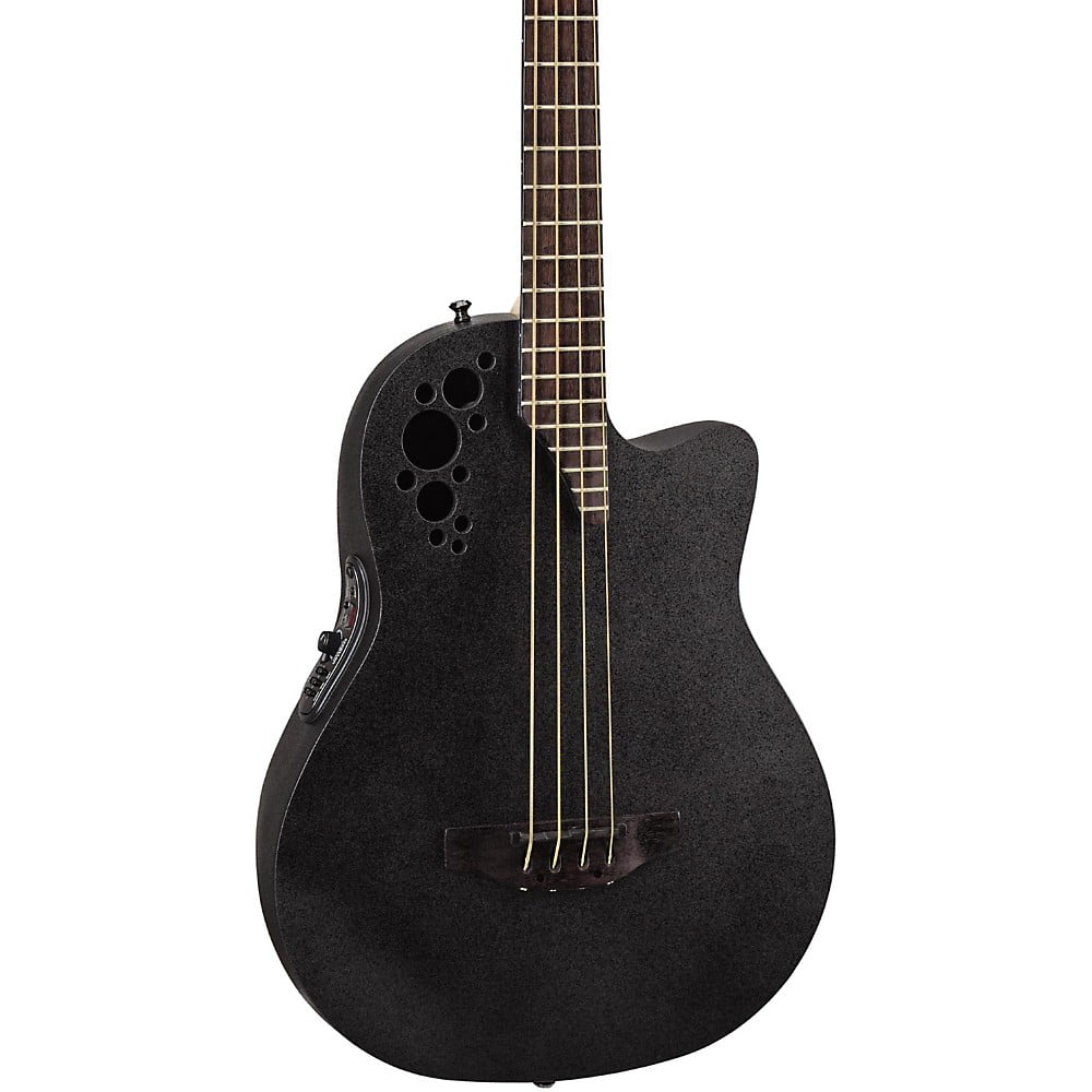 Ovation Elite TX Mid Depth Acoustic Electric Bass Black Walmart