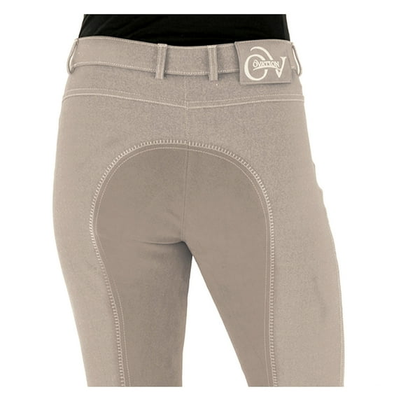 36 Regular Ovation Euro Melange Full Seat Breech Ladies Antimicrobial Beige
