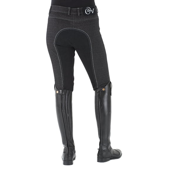 36 Regular Ovation Euro Melange Full Seat Breech Ladies Antimicrobial Black