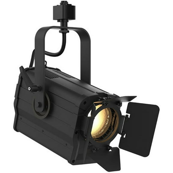 CHAUVET Professional Ovation FTD-55WW 36W Warm White LED Fresnel Fixture, Includes Barn Doors andTrack Adaptor, 3200K Color Temperature