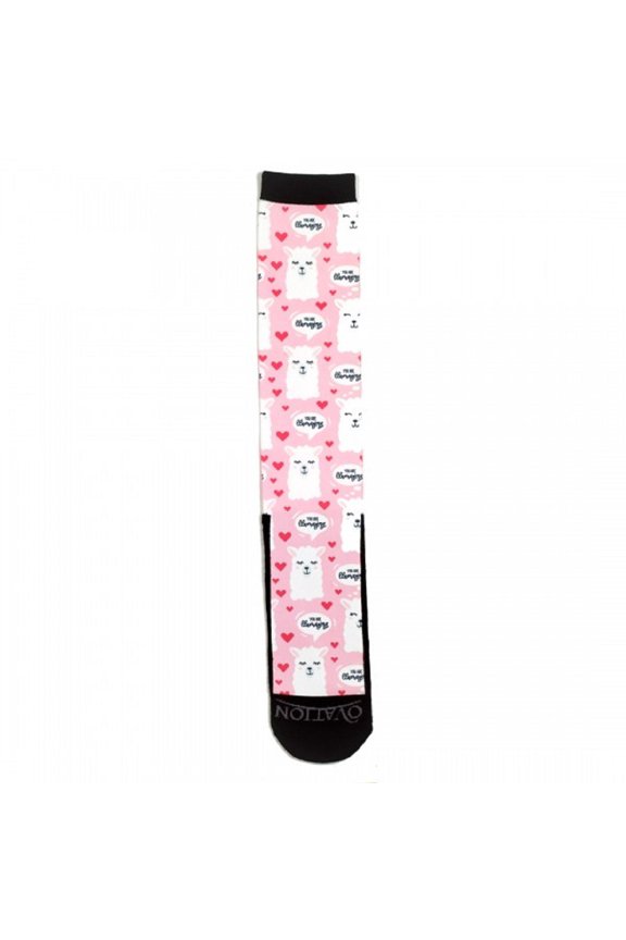 ® FootZees™ Boot Sock (Ladies 7-10, Llamazing Llama)