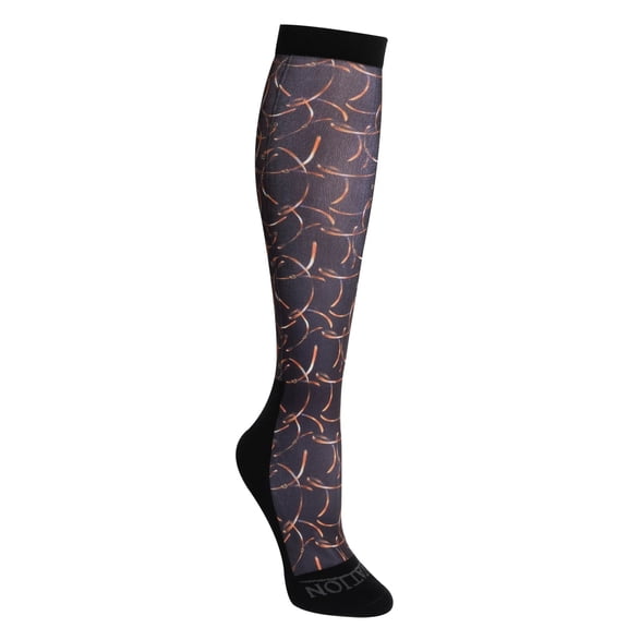 Ovation Ladies FootZees Sock Black Reins