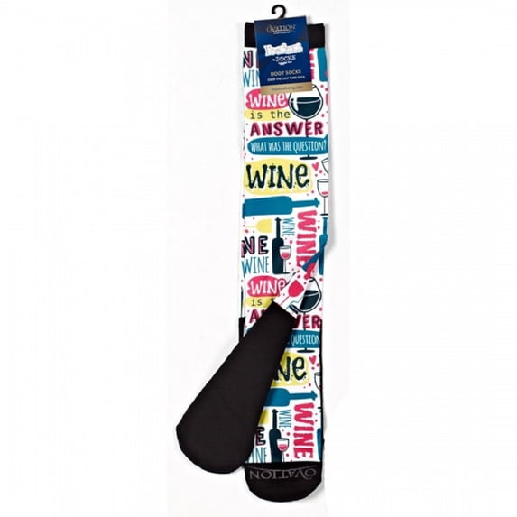 Ovation Ladies FootZees Sock Wine Diva