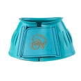 thumbnail image 1 of Ovation Professional Ribbed Hook and Loop Bell Boot (XXL, Teal), 1 of 1