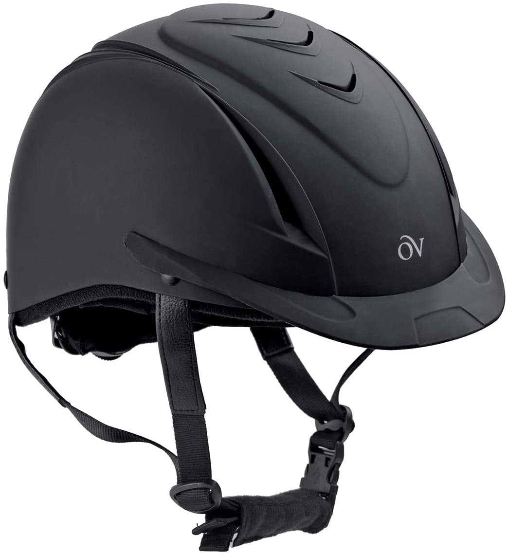 Large Medium Ovation Lightweight Comfortable Deluxe Schooler Helmet Black