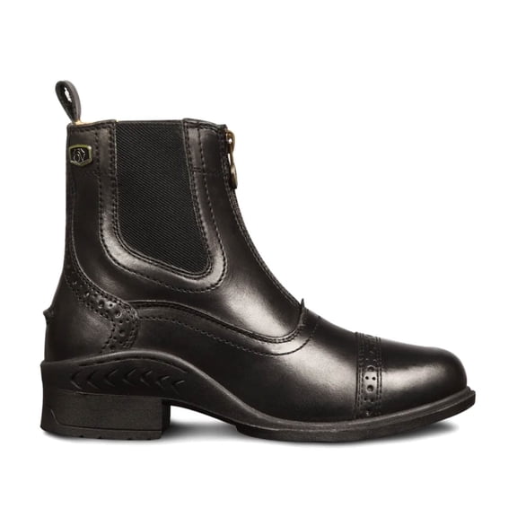OVATION Adult Female Tuscany Zip Paddock Black Boots, Size: 08 (470805BLK08)