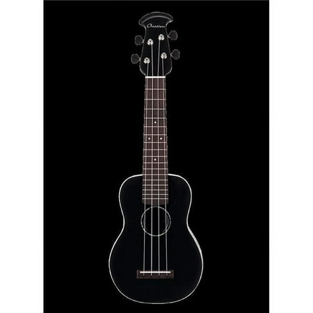 Ovation UCS10-5S Celebrity Ukulele, Black Satin with Bag