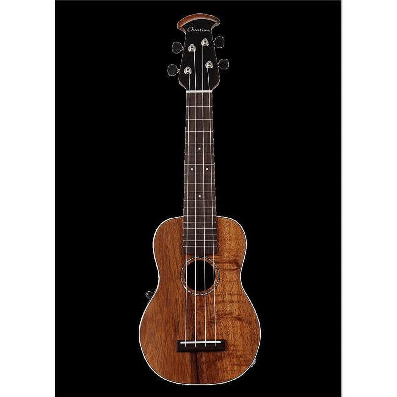 Ovation UCS10P-KOAE Celeb Ukulele, Koa, with Bag 