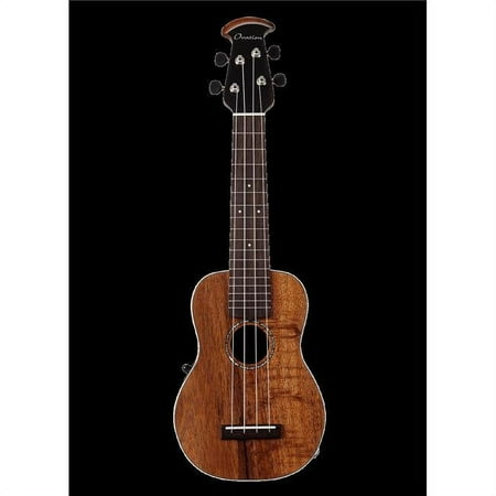 Ovation UCS10P-KOAE Celeb Ukulele, Koa, with Bag & Electronics