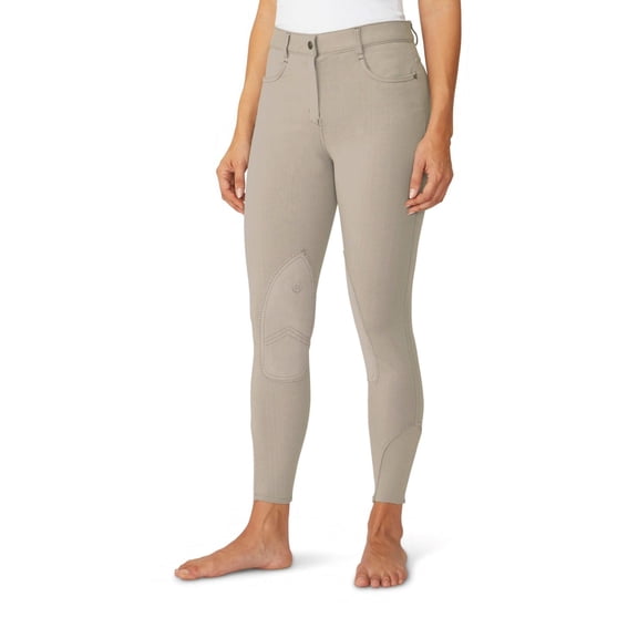 OVATION Adult Female Softflex Knee Patch Breeches, Color: Neutral Beige, Size: 30R