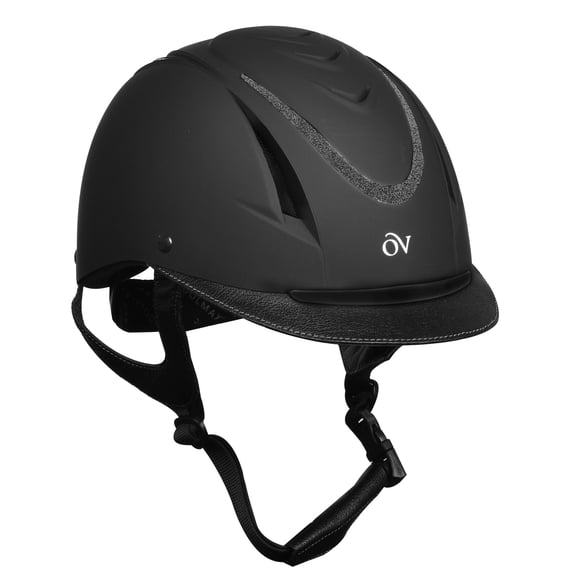 Ovation-Z-6-Glitz 2.0 Helmet, Glitter Black, XXS/XS