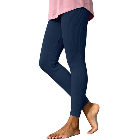 Ovbmpzd Active Women Yoga Pants High Wasited Blue Slim-Leg Petite Leggings Casual Tummy Control Leggings,XL