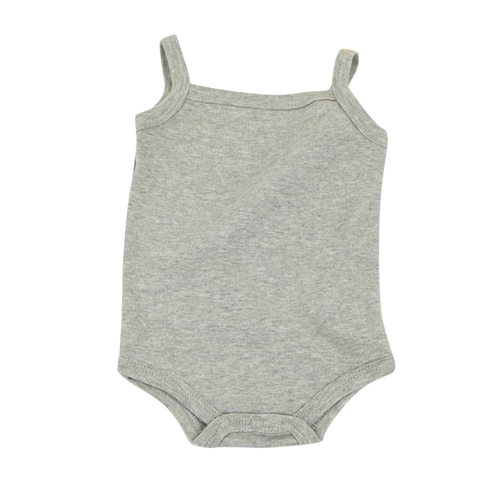 Ovbmpzd Baby Romper Jumpsuit Gray One-Pieces Cotton Sleeveless Solid ...