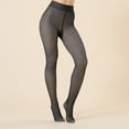 thumbnail image 1 of Ovbmpzd Black Tight Women Fake Sheer Fleece Lined Plus Size Pantyhose Warm Winter Thick Thermal Leggings Tights for Women, 1 of 7