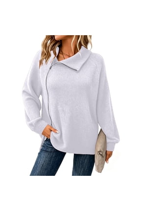 Cardigan Fall Sweaters for Women Fuzzy White Oversized Sweater Lightweight Long Sleeve Casual Tops,Free Size