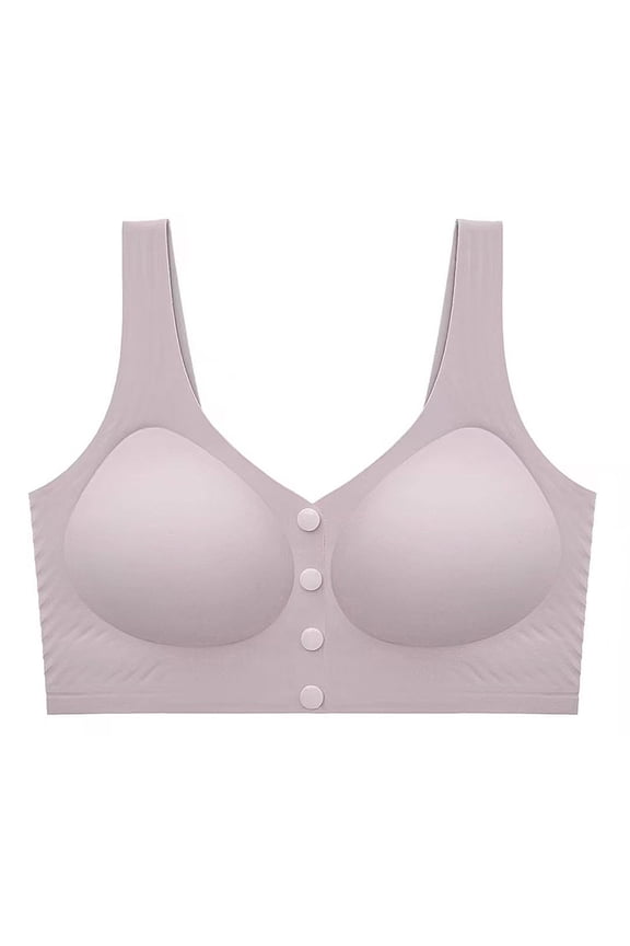 Comfort Womens Everyday Wireless Bras for Women Soft Support Seamless Purple Jelly Bras Sleep Padded No Underwire Bras Plus Size,XL