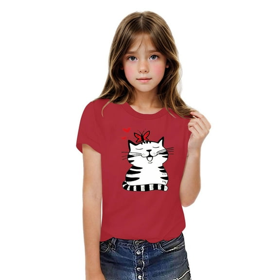 Ovbmpzd Cotton Tops for Toddler Boys Red Funny Oversized Graphic Graphic Tees Baby Tee Shirts Newborn Boys 4 Years